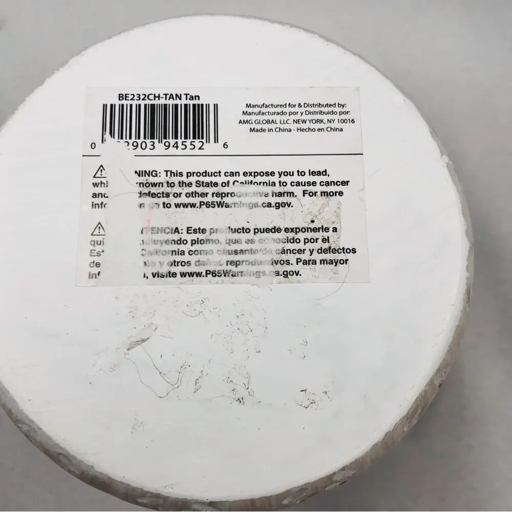 NWOT AMG Global Bathroom Accessories Soap Dispenser Mosaic Basket Weave Designn